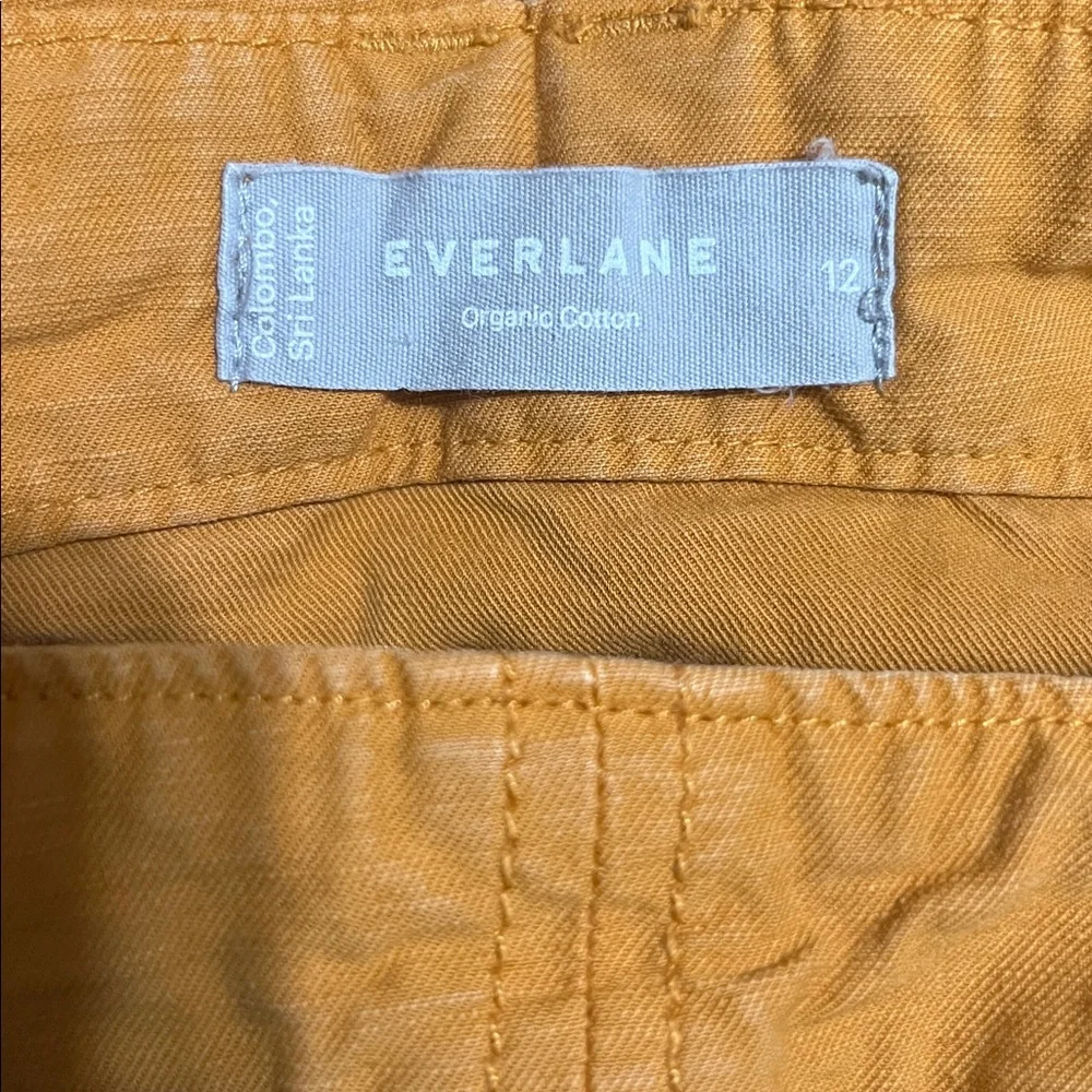 Everlane The Fatigue Apron Jumpsuit Sleeveless‎ Utility Amber 12